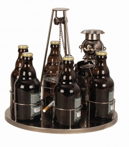 7091 Bier-Flaschenhalter'Schwenker'f.6 Flaschen d=30cm